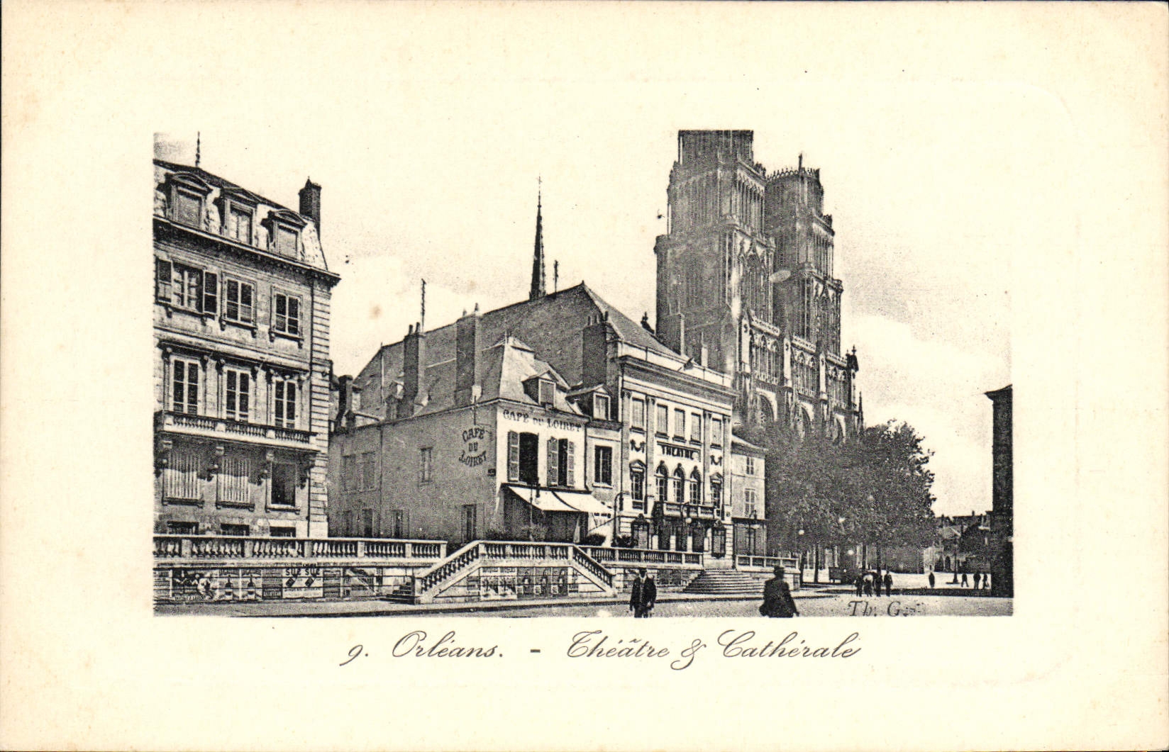 CPA Theatre et cathedrale Orleans 