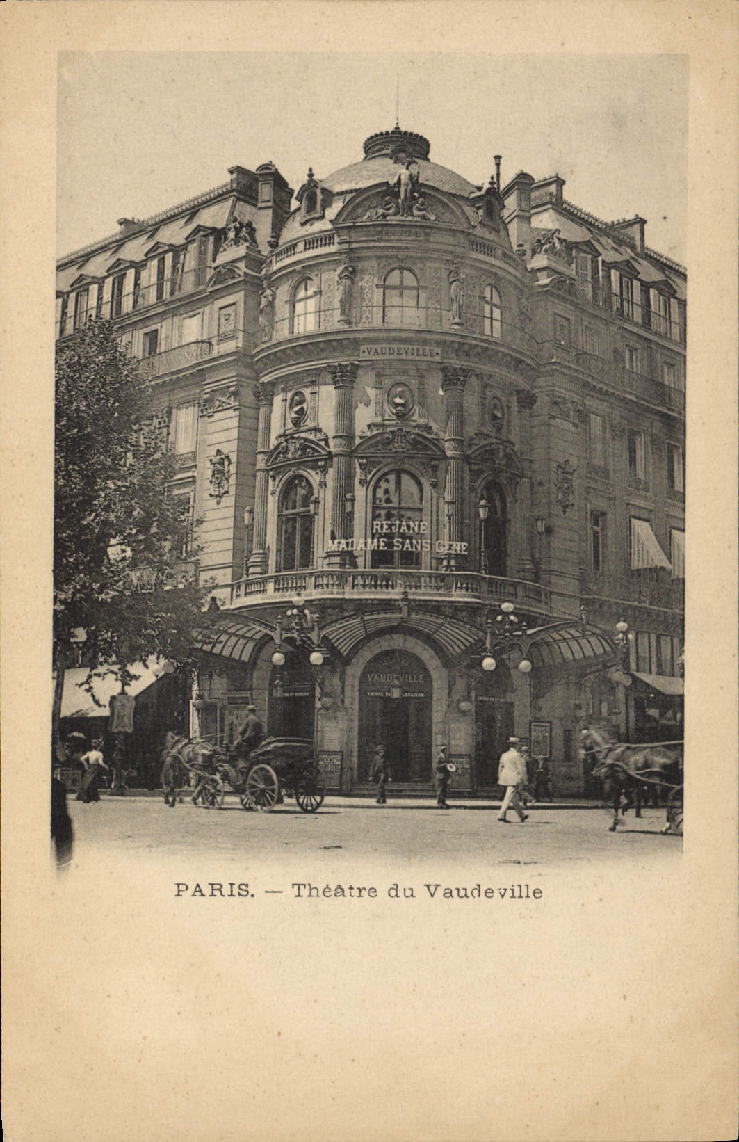 CPA Theatre de Vaudeville Paris Rejane Madame Sans Gene