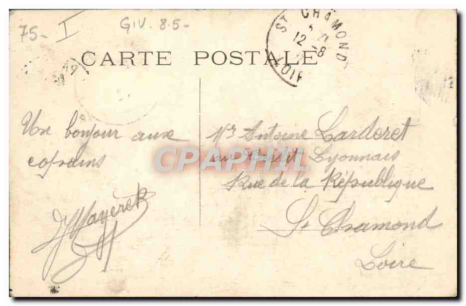 Paris - Boulevard Saint-Martin & Théâtre de l'Ambigu — Verso