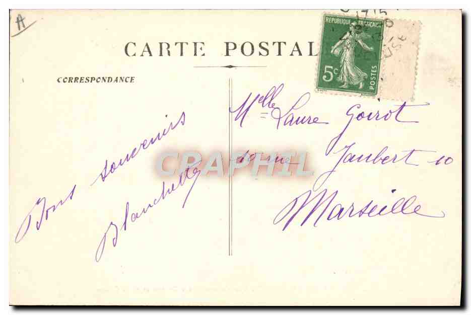 CPA Theatre antique d'Orange Vue d'ensemble des gradins et de la colline — Rückseite