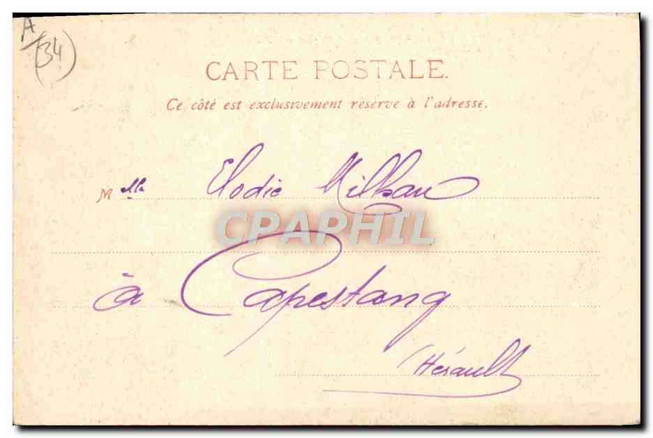 CPA Parysatis Drame en 3actes de Mme Jane Dieulafoy Saint Saens Theatre  — Verso