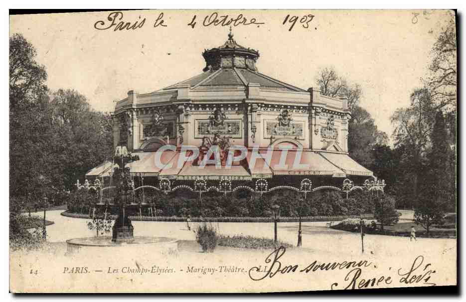 CPA Paris Les Champs Elysees Marigny Theatre 