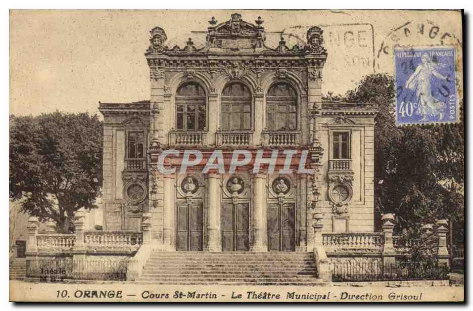 CPA Theatre municipal Orange Cours St Martin