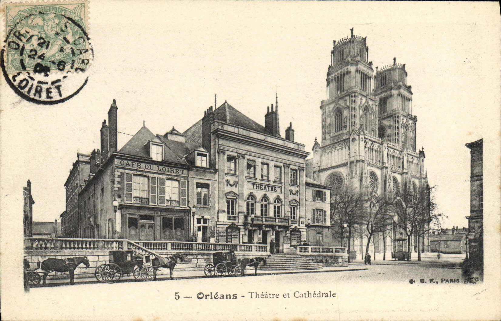 Orléans - Théâtre et Cathédrale — G. B. F., Paris, n°5