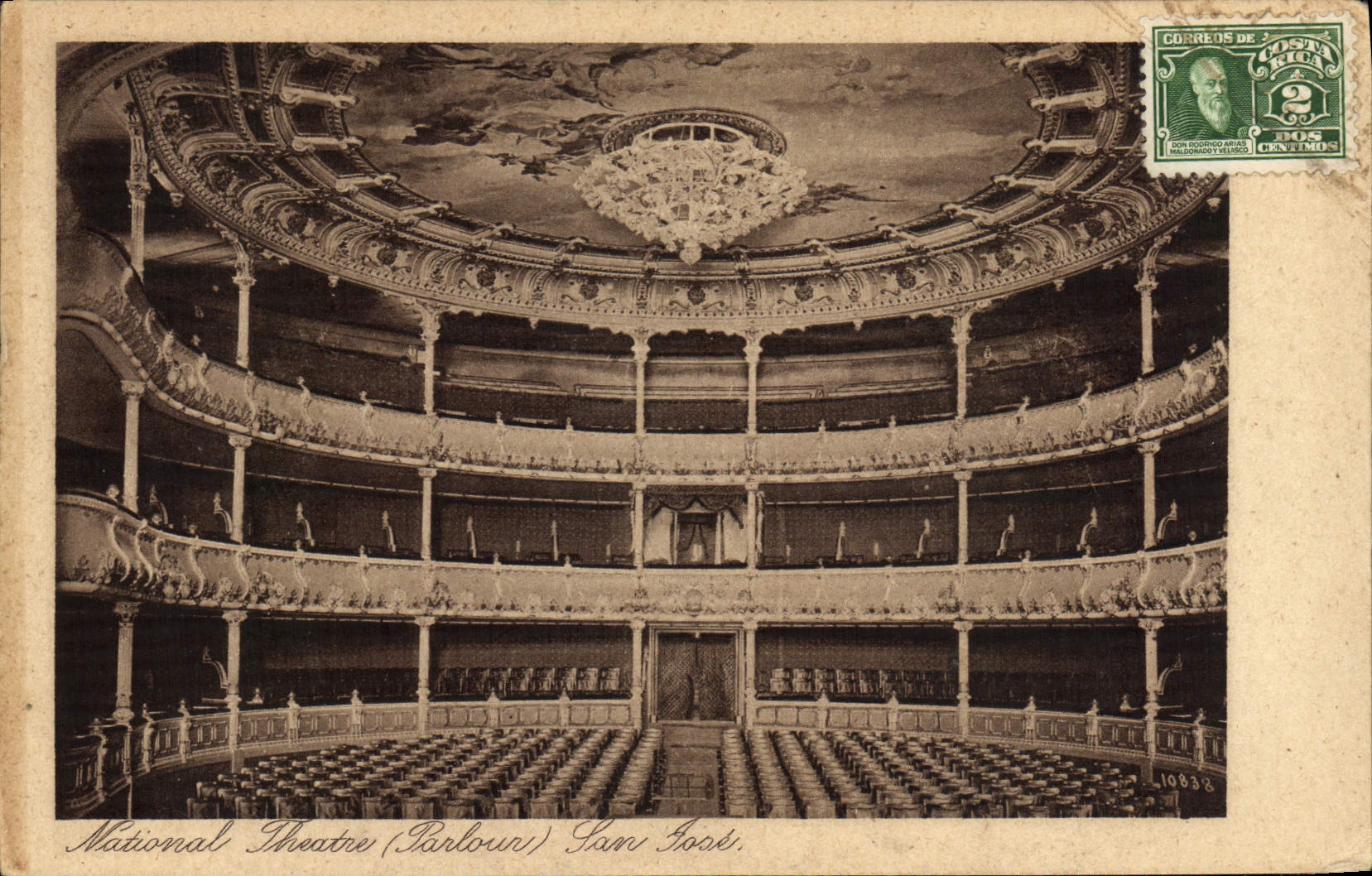 CPA Costa Rica National Theatre parlour San Jose 