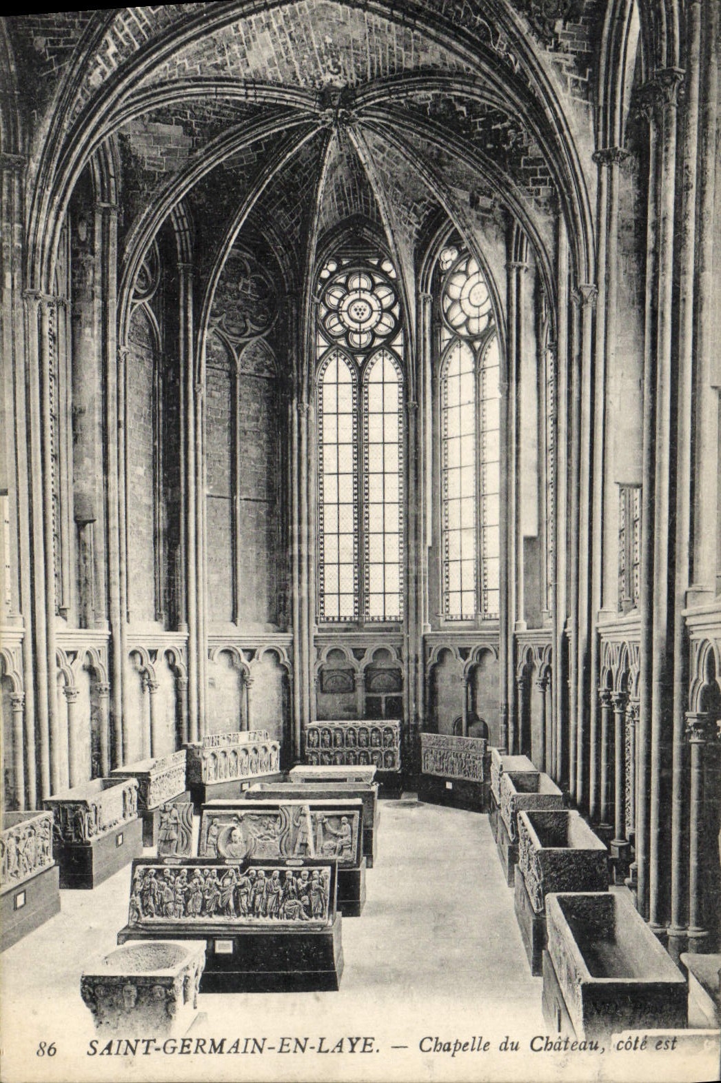 Saint-Germain-en-Laye — Chapelle du Château, côté est — Éditeur non identifié, n° 86