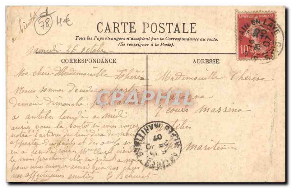 CPA Saint Germain en Laye L'amour et la folie Avenue Henri II — Reverso