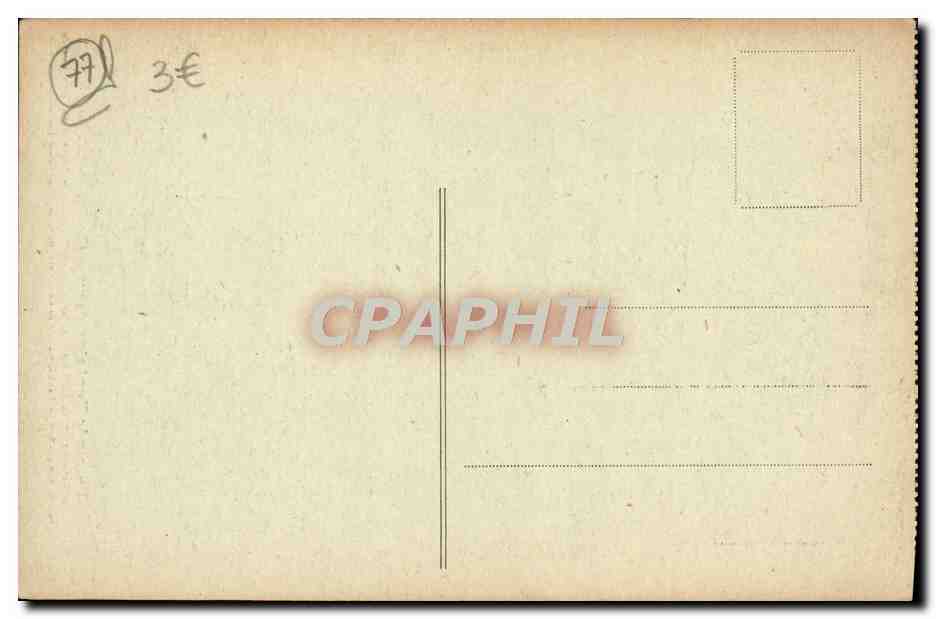 Palacio de Fontainebleau — Capilla de la Trinidad — M. G., Editor — Reverso