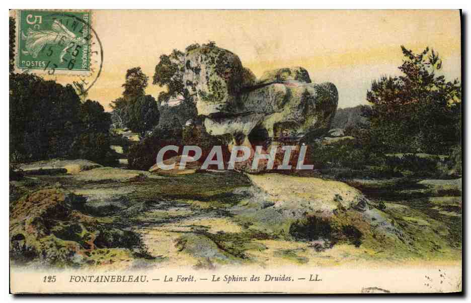Fontainebleau — La Forêt — El Esfinge de los Druidas — LL. n°125