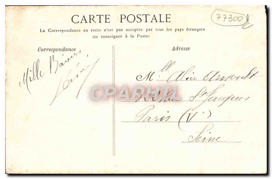 Palais de Fontainebleau — Chambre à coucher de Napoléon Ier — éditeur non identifié — Reverso