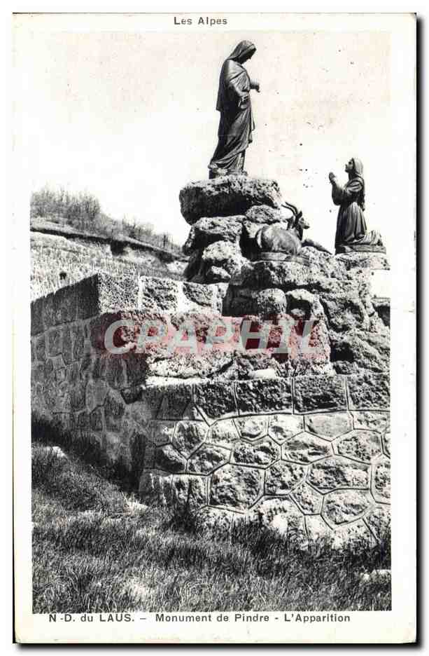CPA Notre Dame Du Laus Monument du Pindre L'apparition