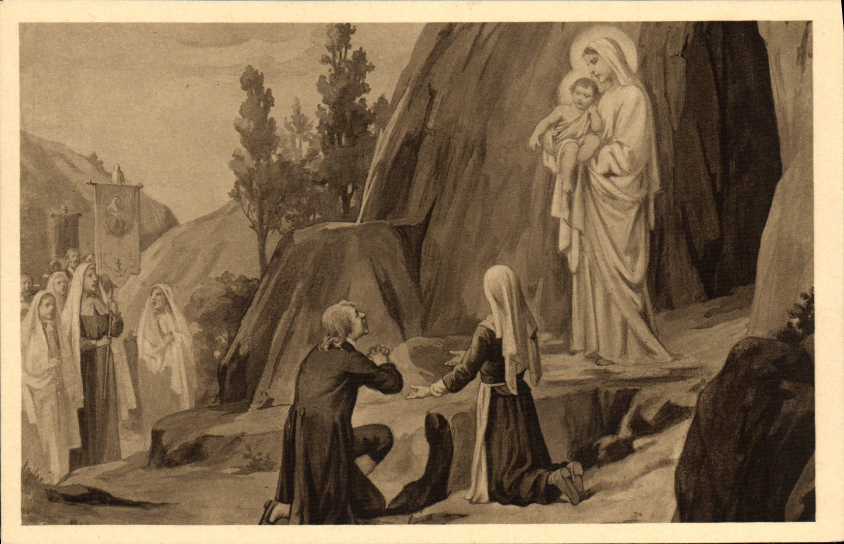 Notre-Dame du Taus (Hautes-Alpes) — Apparition de la Vierge à la Grotte des Tours — Propriété des Missionnaires