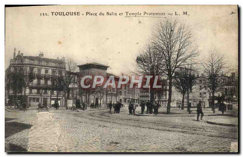 Toulouse - Place du Salin et Temple Protestant — L. M.