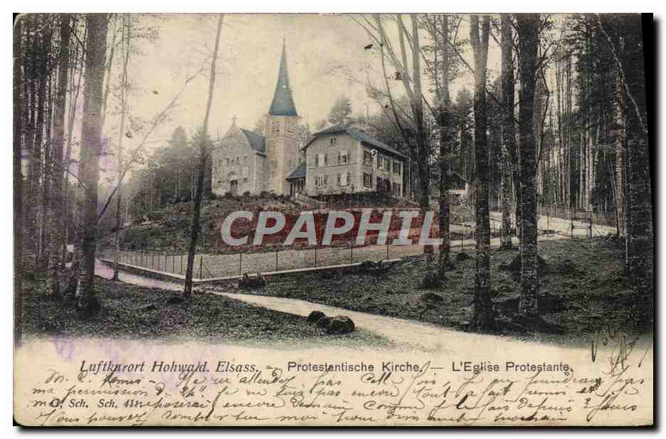 CPA L'eglise protestante Hohwald 