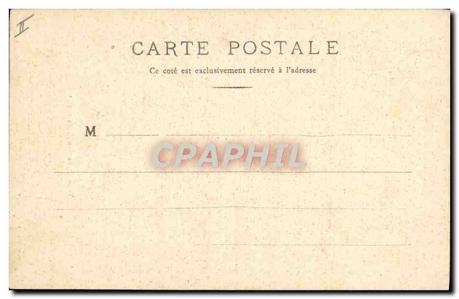 CPA Temple protestant Vichy  — Rückseite