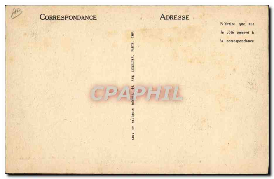 CPA Biere Brasserie Ruoms Vue des usines de biere BGM — Rückseite