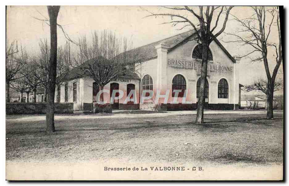 CPA Biere Brasserie de la Valbonne 