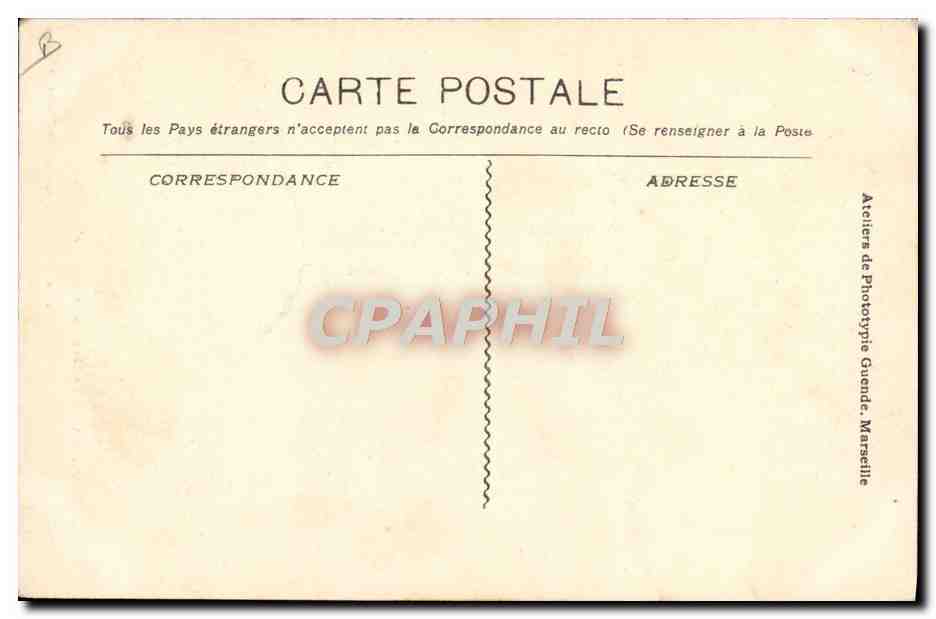 CPA Biere Brasserie Marseille Exposition coloniale 1906 Pavillon de la brasserie du Phenix  — Rückseite