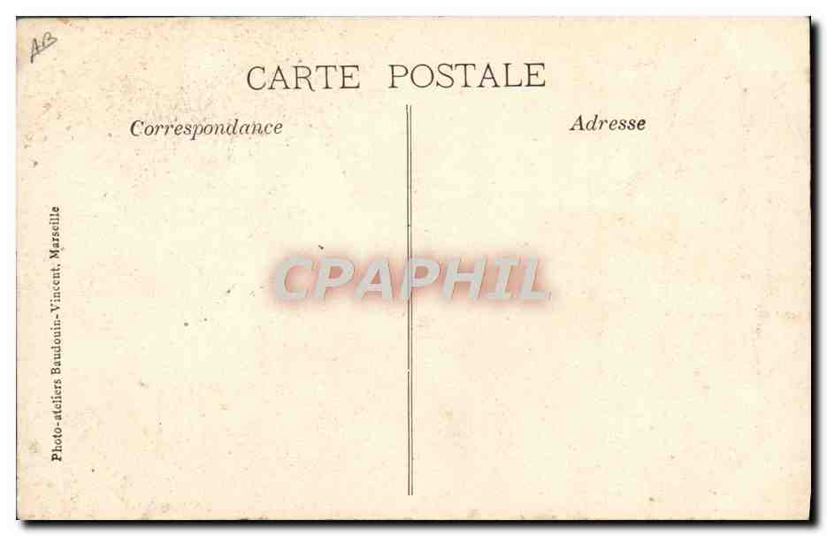 CPA Biere Brasserie Exposition coloniale Marseille Pavillon de l'Amer Picon — Rückseite