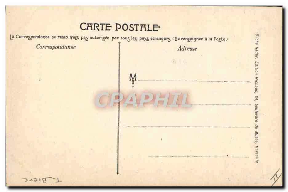 Marseille — Exposition Coloniale 1906 — Pavillon Velten — Reverso