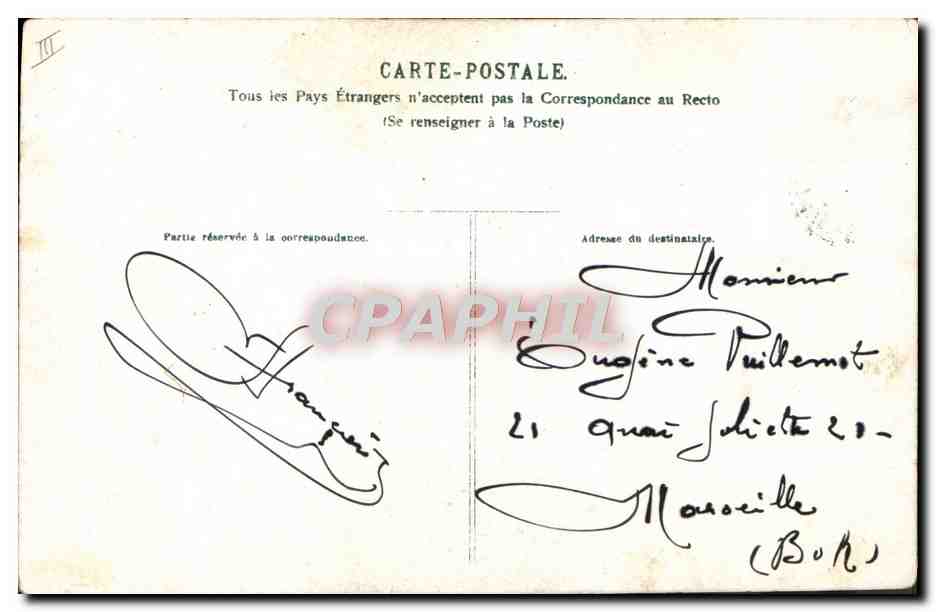 Scène humoristique avec femme armée d'un couteau — François — n° de série non visible — Verso
