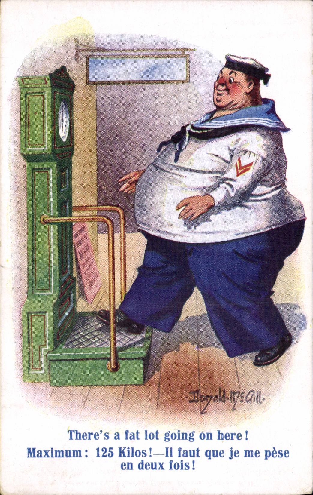 CPA Illustrateur Marin Donald McGill