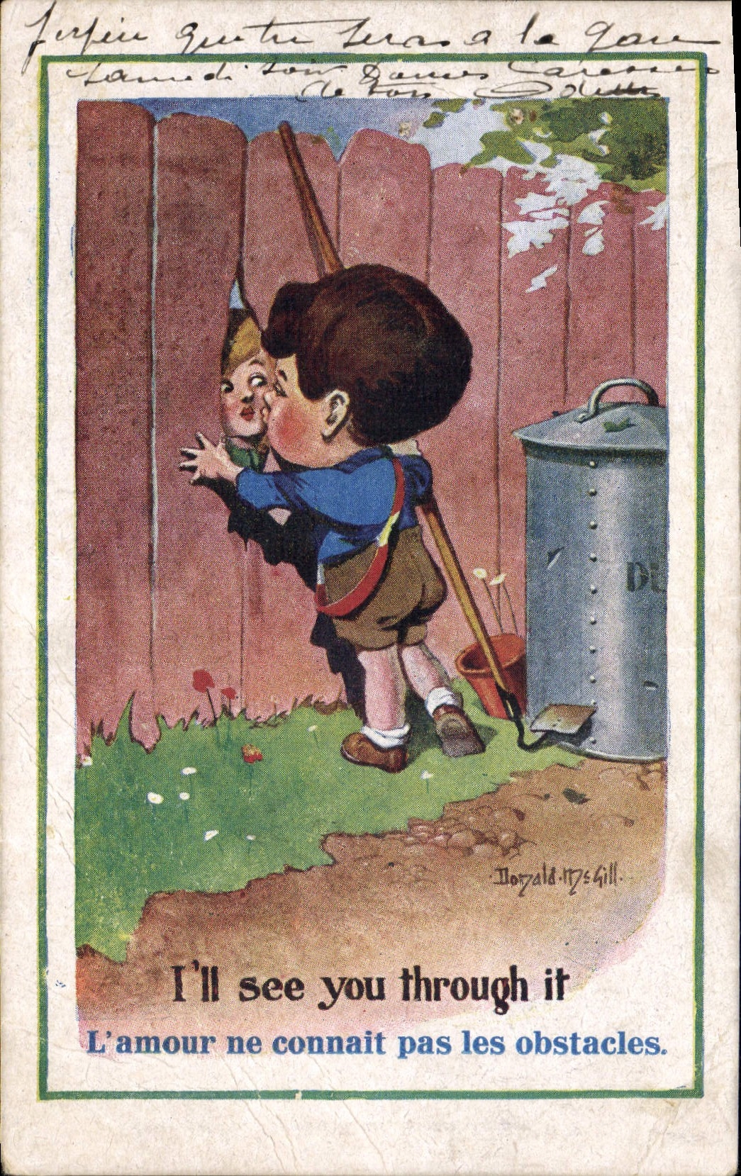 CPA Illustrateur Enfant Donald McGill