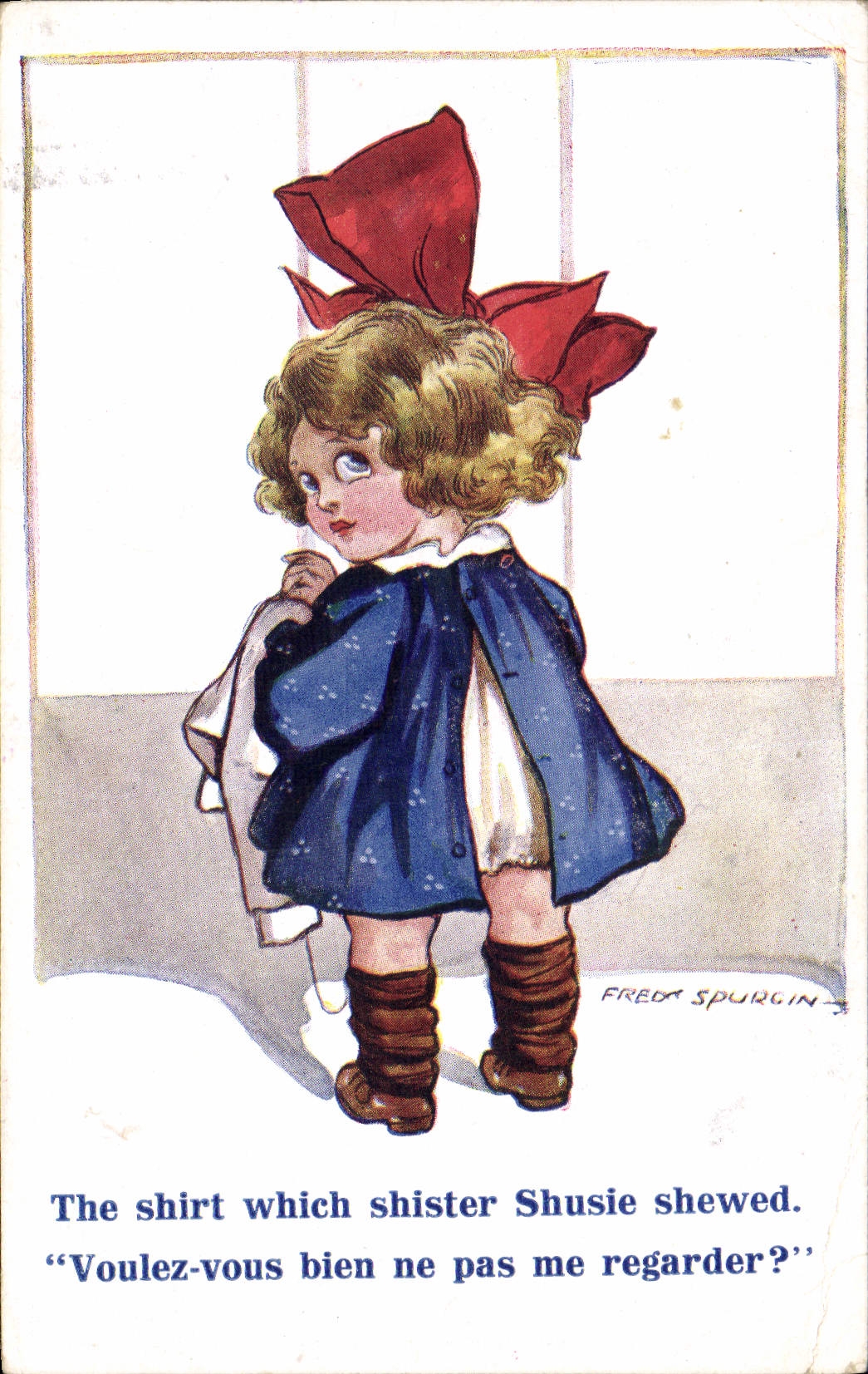 CPA Illustrateur Enfant Fred Spurgin