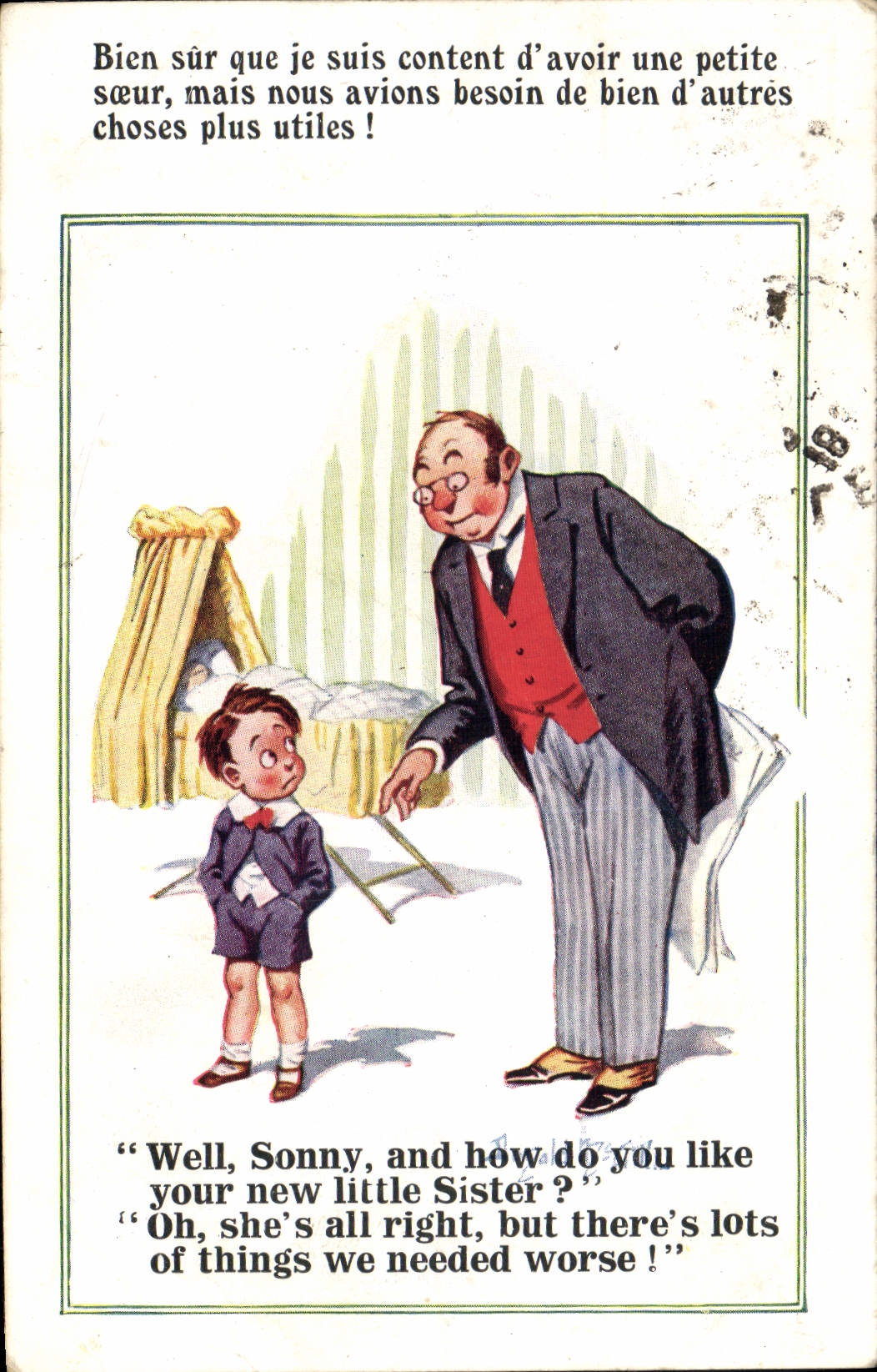 CPA Illustrateur Enfant Ecolier 