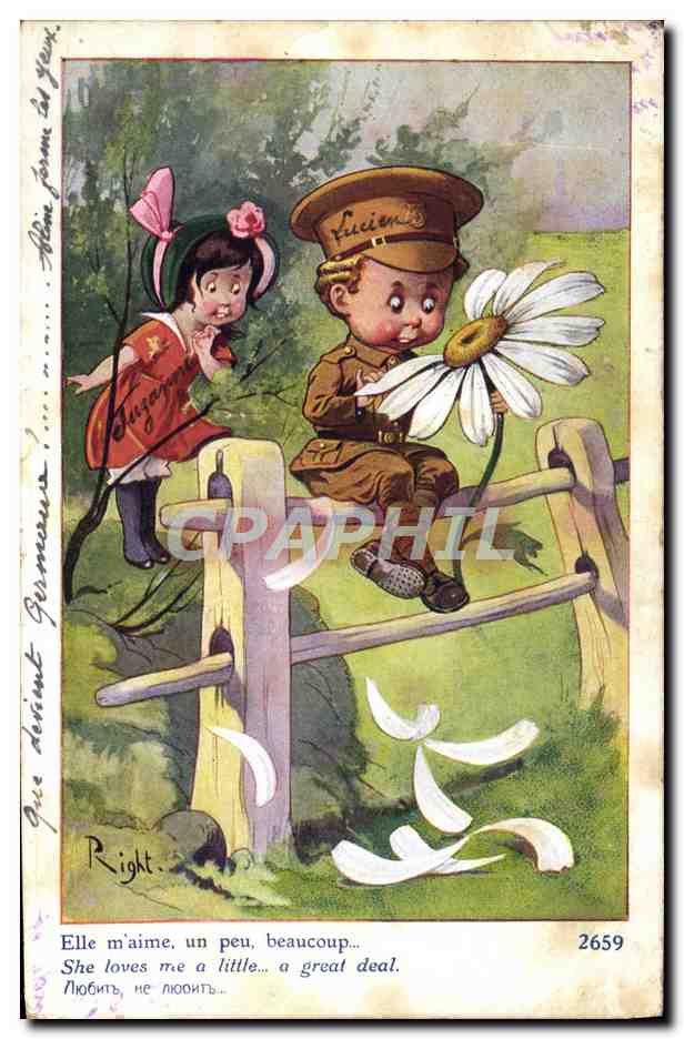 CPA Illustrateur Enfants Militaria
