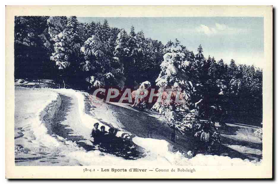 Les Sports d'Hiver — Course de Bobsleigh — Éditions Gep, Grébelle