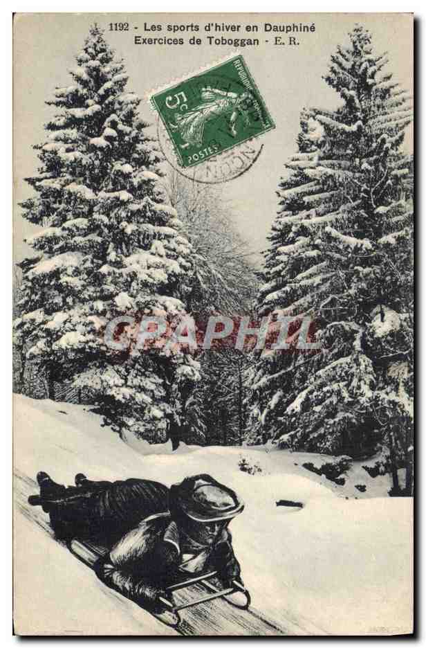 De winter sporten in Dauphiné - Schuif oefeningen - E.R.