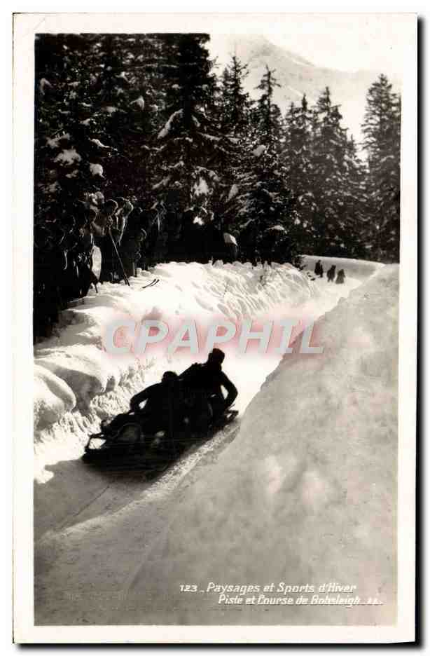 Piste et Course de Bobsleigh — Paysages et Sports d'Hiver — n°123