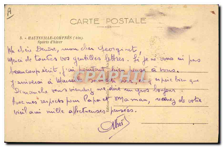 Hauteville-Lompnès (Ain) — Sports d'hiver — Édition Bézill (Ain) n°5 — Reverso