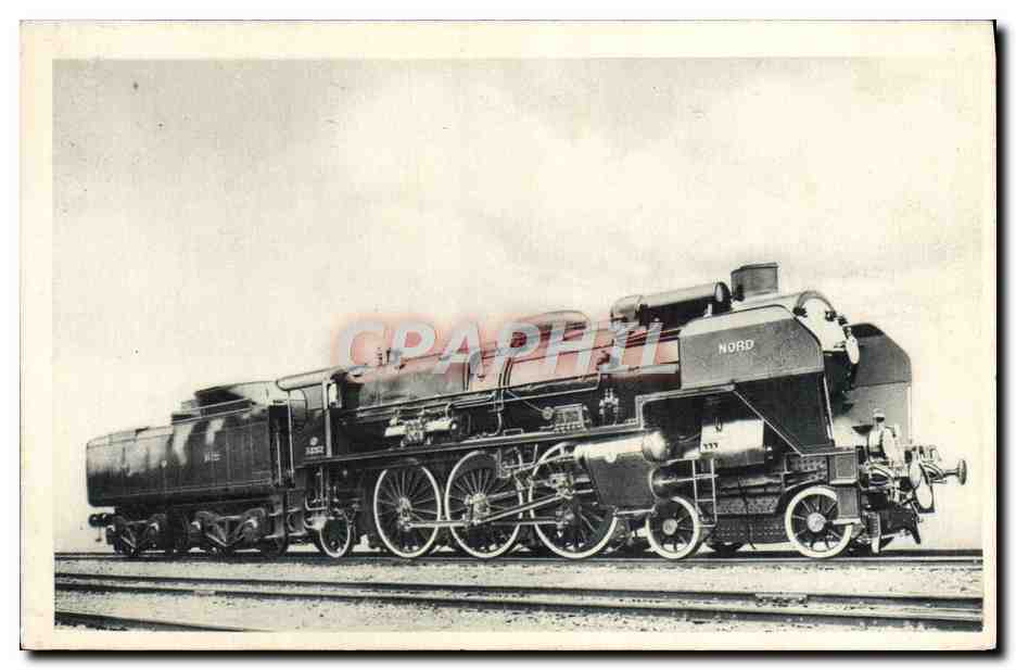 CPA Train Locomotive Chemin de fer du Nord Pacific 