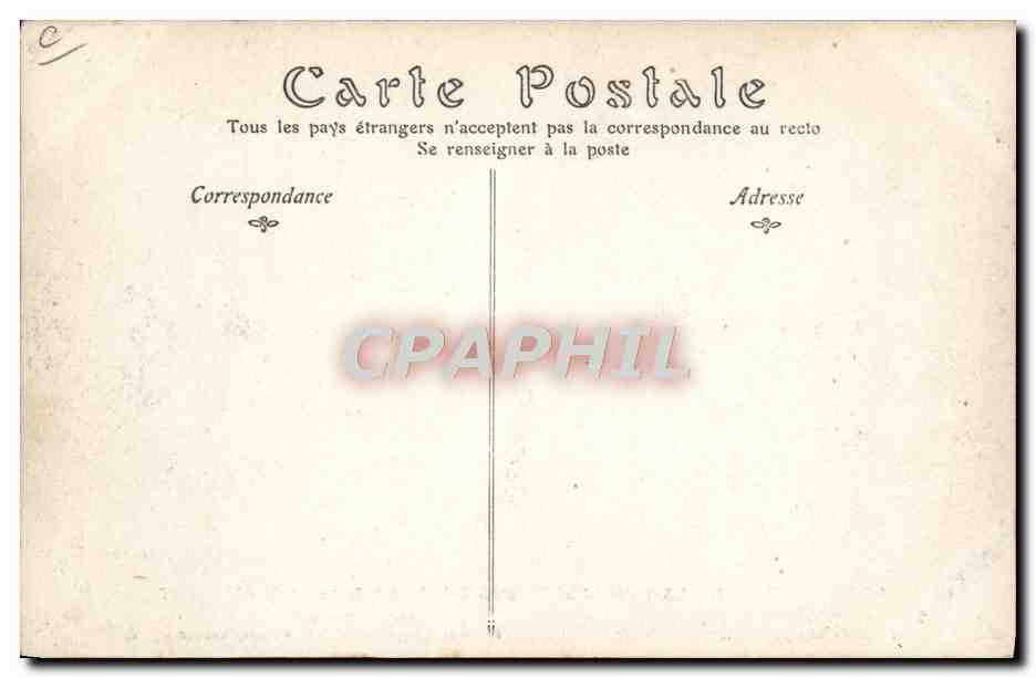 CPA Train Locomotive de la Compagnie des Chemins de fer de L'Ouest Type Buddicom Pacific  — Verso