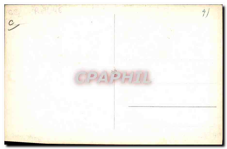 CPA Train Locomotive  — Verso