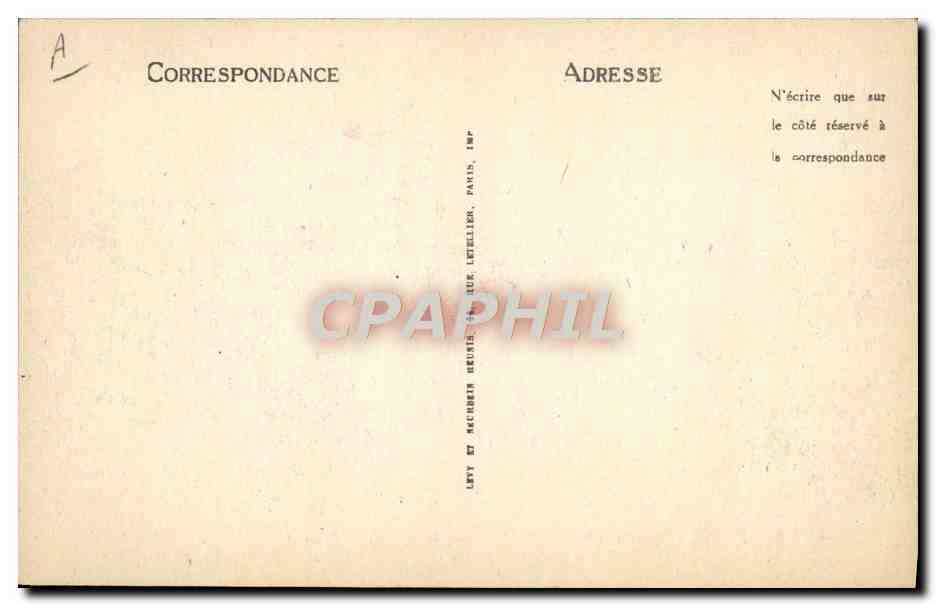 CPA Train Foret de Compiegne Le wagon du Marechal Foch dans laquelle l'armistice a ete signe — Verso