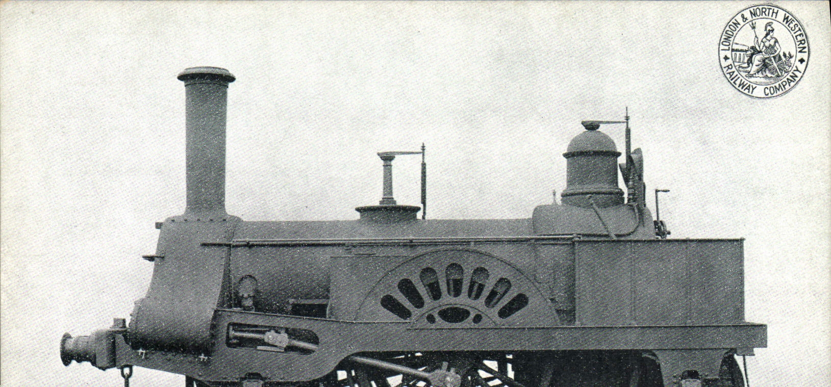 CPA Train Locomotive Old Crewe passenger engine 
