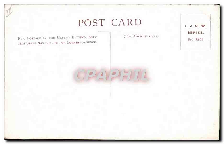 CPA Train Locomotive Passenger engine President — Verso