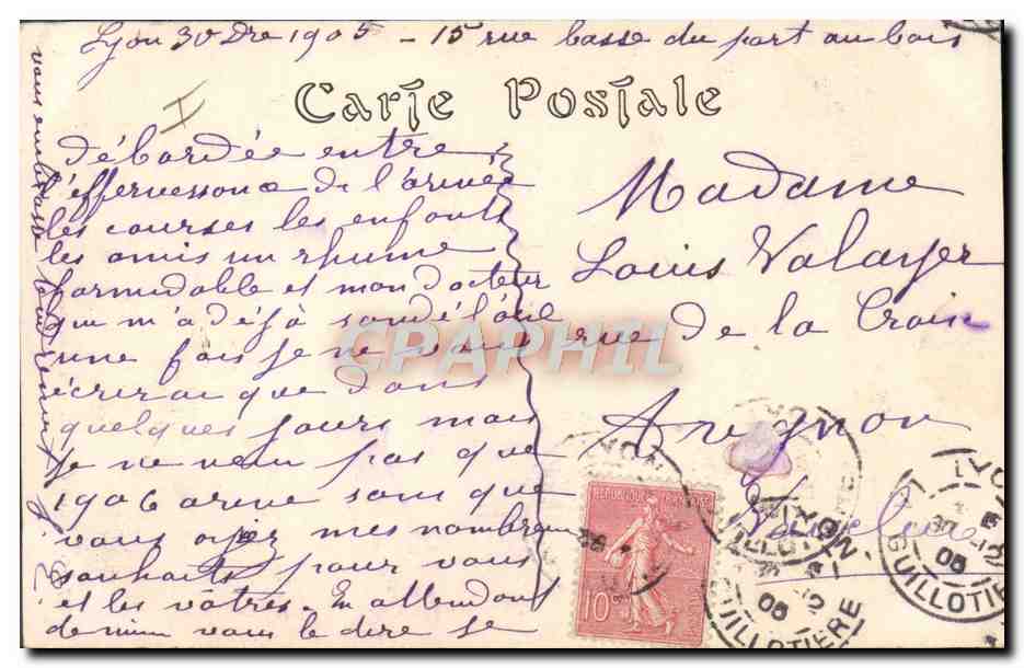 CPA Bateau Voilier Salon de 1905 Embarquement des filets par Maroniez — Reverso