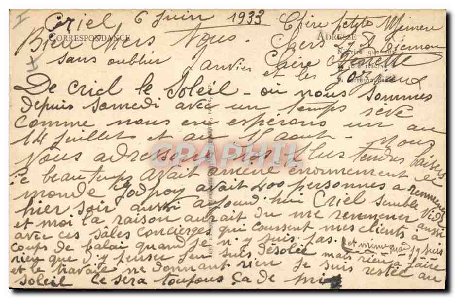 Dans les Brisants — LL. — n°20 — Rückseite