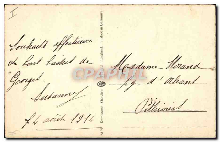 CPA Bateau Voilier  — Back