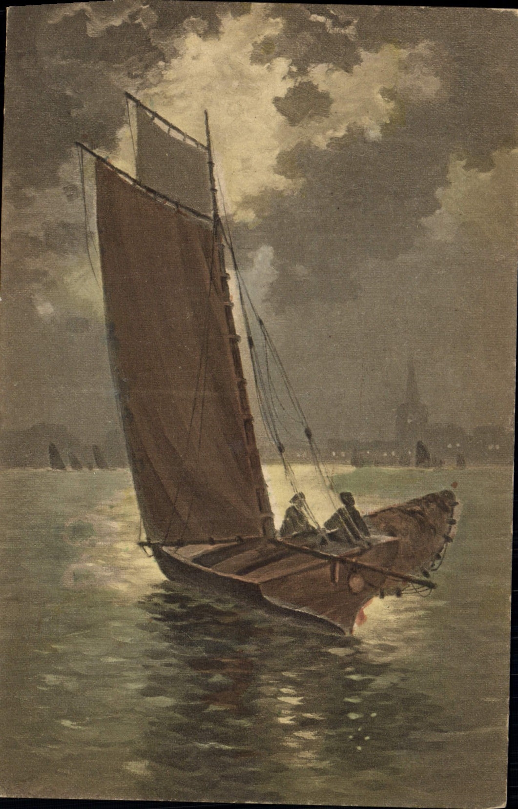 CPA Bateau Voilier 