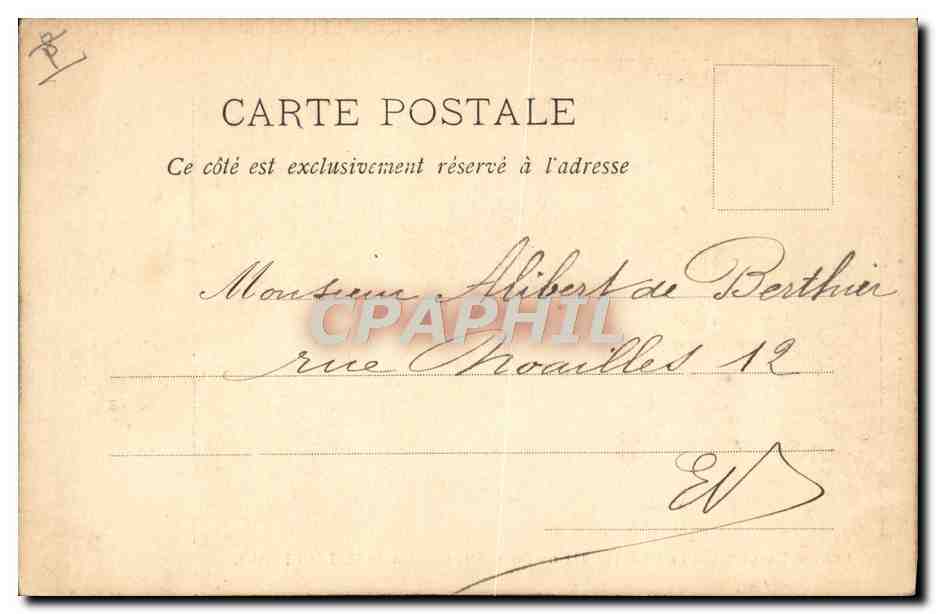 CPA Bateau Voilier  — Verso
