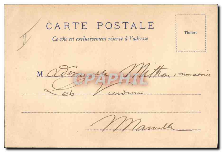 CPA Bateau Guerre — Verso