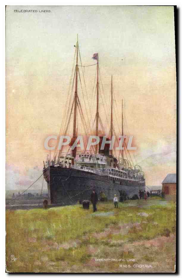 R.M.S. ORGTAWA — Orient-Pacific Line — Tuck's Post Card