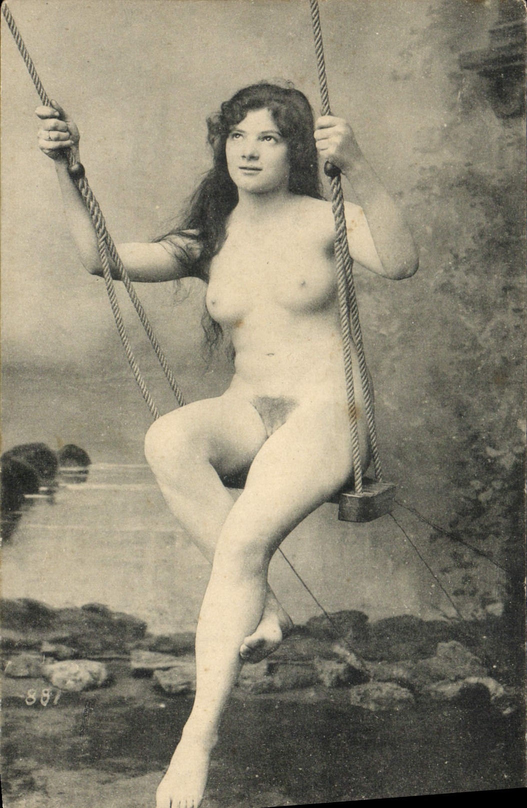 CPA Nu erotique Femme 