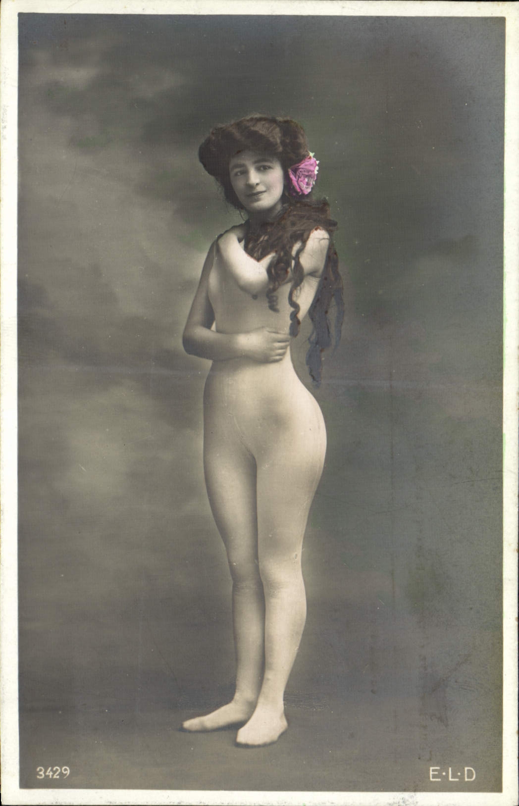 Nuda — pose artística — E·L·D, n° 3429