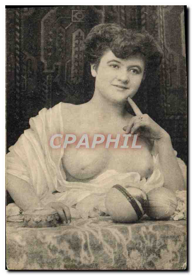 Femme nue — pose théâtrale — éditeur inconnu